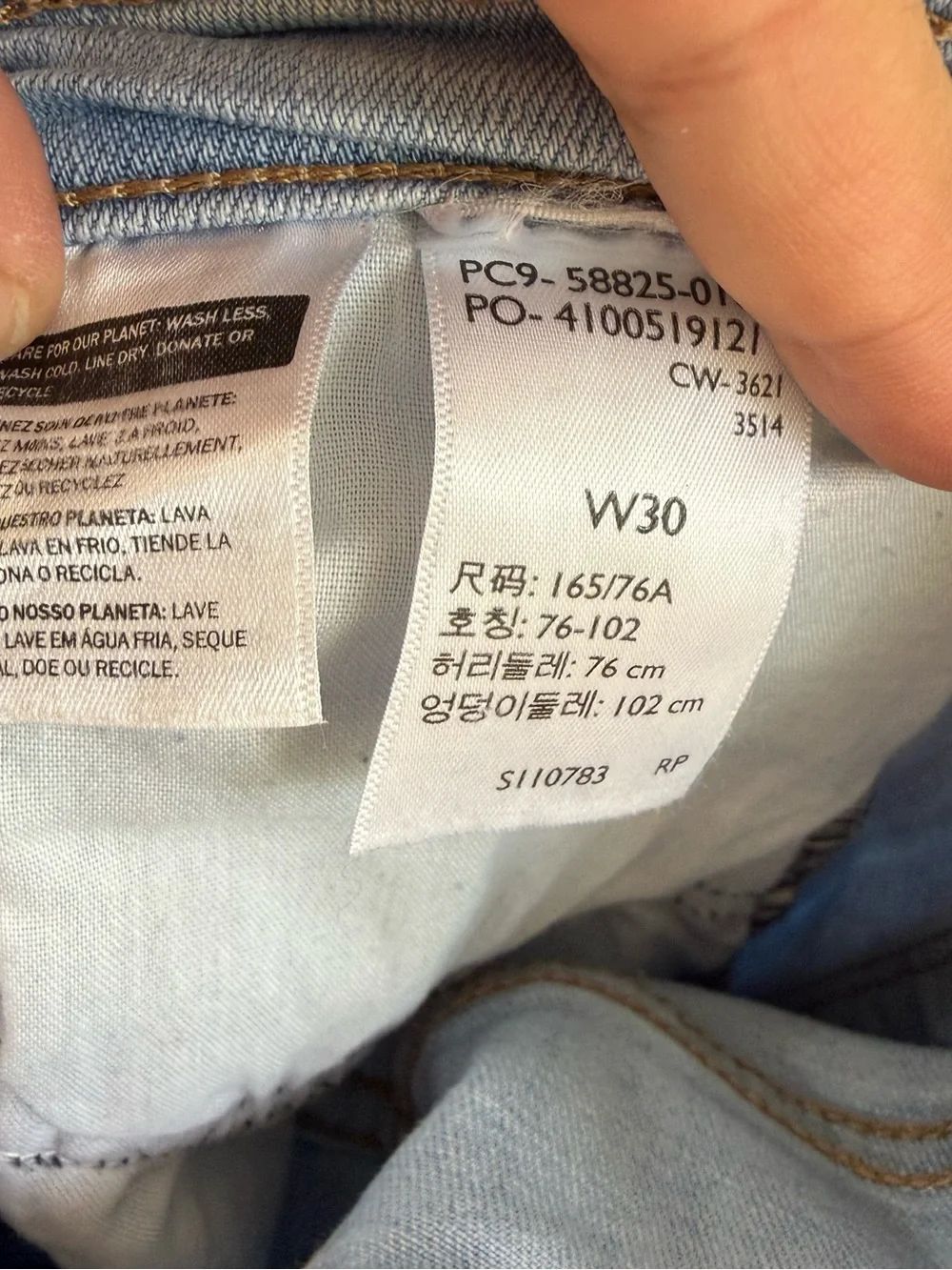 Levi's High Rise Straight crop - Picture 7 of 7